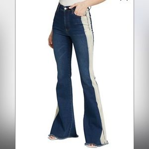 Alice + Olivia Beautiful High-Rise Flare Jeans sz 27